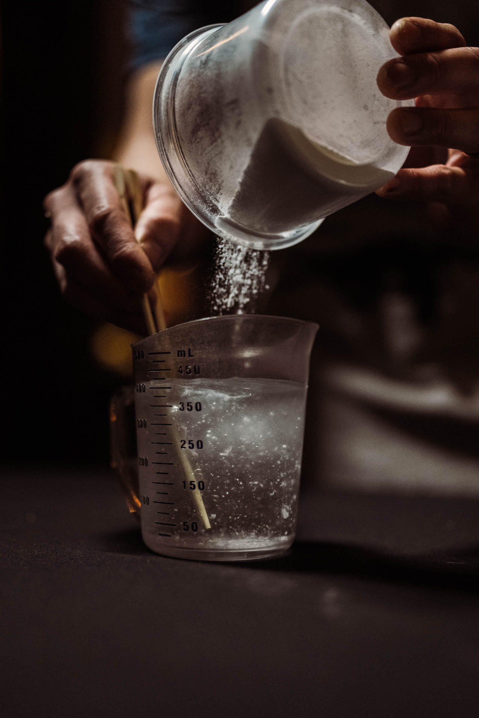 Hands-on noodle making technique